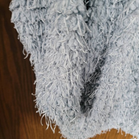 Skye's The Limit Women's Blue Eyelash Knit Sweater Turtleneck Pullover Large - Picture 9 of 16